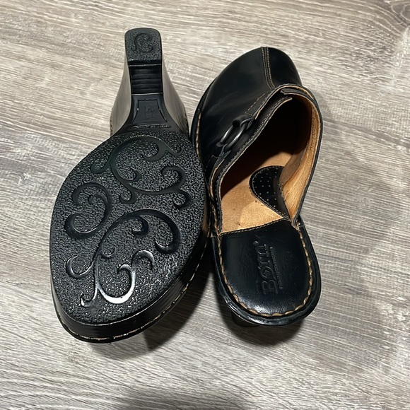 Born dark brown leather clog sz 8/ 39 New without tags - Picture 6 of 8